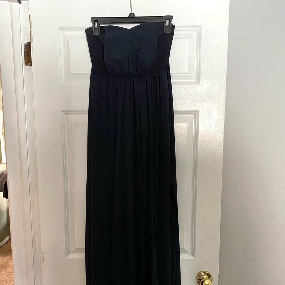 Navy Blue Formal Gown/ Bridemaids Dress